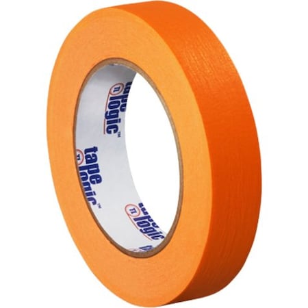 Tape Logic Masking Tape, 1x60 yd., Orange, PK12, 1" W x 60 yds L, Orange, 12 PK T93500312PKD